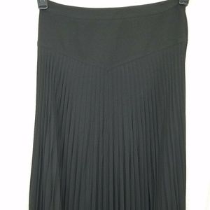 Grace Elements Black Pleated Skirt Size 8